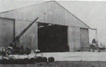 Situated off dispersals on the south side of Aldermaston this MAP hangar was used for Spitfire assembly. Note the Horsas in the background (Vickers Ltd via E.B. Morgan).